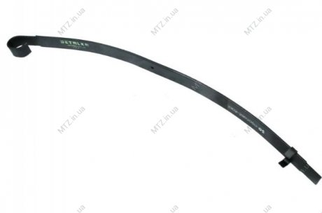 Лист ресори ГАЗ 3302 ГАЗЕЛЬ №2 передній 2-х листовий з хомутом DETALKA 3302-2902050-02