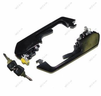 Ручки дверей зовнішні з ключами (комплект) Лев+Прав МАЗ 5336-6105040-99 покращені (в-во AC) S.I.L.A. ИЖКС 454823.009