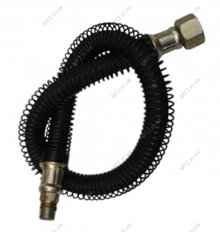 Шланг гальмівний ЗІЛ-131 передніх гальмівних камер гнучкий з пружиною в зборі L=725 мм S.I.L.A. 131-3506060-А