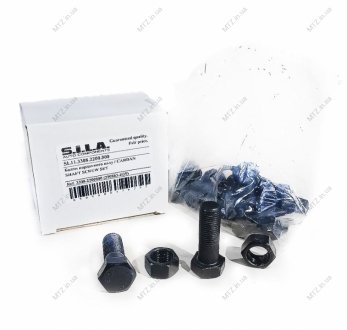 Болти карданного валу ГАЗ-53, ПАЗ комплект (болти, гайки, шайби) (в-во AC) S.I.L.A. 3308-2200800 (290863-П29)