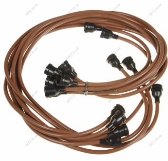 Провід високовольтні ЗІЛ, ГАЗ, ПАЗ медь з наконечниками (комплект 9шт) S.I.L.A. 130-3707250
