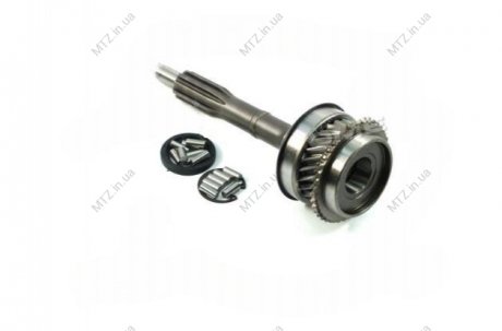 Вал первинний КПП Газель у зборі (подшипник, сальник ПРЕМІУМ, Z=25) DETALKA 3302-1701025