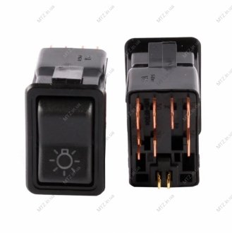 Вимикач (клавіша) головного світла у корпусі КАМАЗ, МАЗ, КРАЗ, ВАЗ (в-во AC) S.I.L.A. 581.3710-01