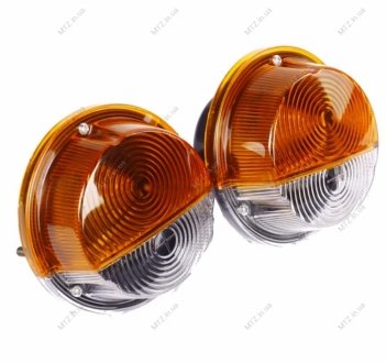 Ліхтар передній ПФ-130 біло-жовтий 12-24В (без ламп) КАМАЗ, ЗІЛ, ГАЗ, УАЗ та інші (в-во AC) S.I.L.A. ПФ-130 (5320-3712010)