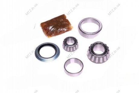 Р/к ступицы ГАЗ 33104,ГАЗон NEXT колеса переднего (подш.,сальник ПРЕМИУМ,смазка) DETALKA 7607