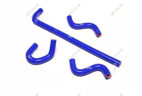 Патрубки отопителя ГАЗ-3302 Next дв.Cummins без Webasto (компл. 4 шт. силікон) TEMPEST TP.1411