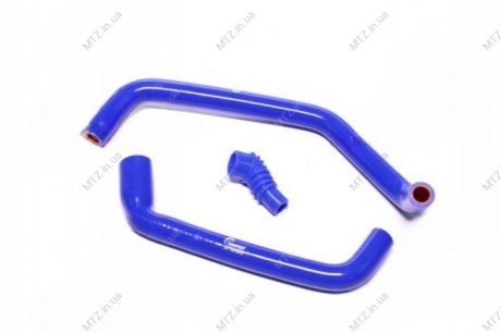 Патрубок РХХ Газель УАЗ (дв.409) (компл. 3 шт. силикон) TEMPEST TP.1410