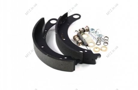 Колодка гальмівна ГАЗ 3110 задня у зборі (на одне колесо, довга+коротка накладка) DETALKA 3110-3502090