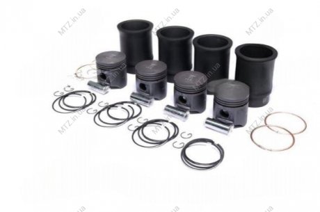 Гильзо-комплект ГАЗ 53 (Г фосф.+ П фосф.+ П.кольца+палец+уплотн.) 4 П/К гр.Б RIDER RD.53-1000105-04 Б