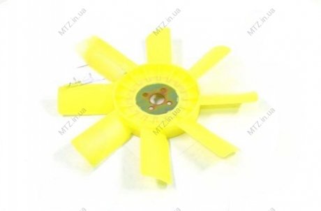 Вентилятор системы охлаждения ГАЗ 3302 дв.ЗМЗ 402,406 (желтый, 8 лопастей) DETALKA 3302-1308010-08