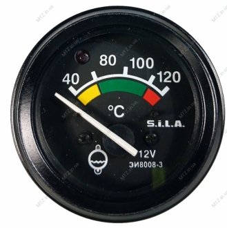 Указатель температуры воды 12В с сигнальной лампой МТЗ (AC) S.I.L.A. ЭИ8008-3