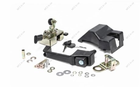 Замок двери МТЗ прав в сборе (унифицированная кабина УК) (комплект) <ДК> Дорожная карта 80-6105010-01