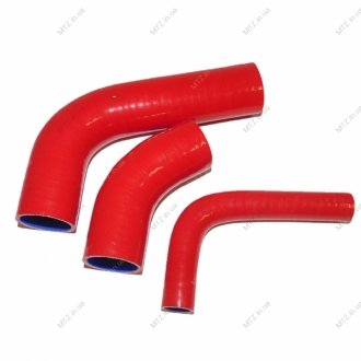 Комплект патрубков радиатора МТЗ (3шт) СИЛИКОН (AC) S.I.L.A. 70-1303001/62/28